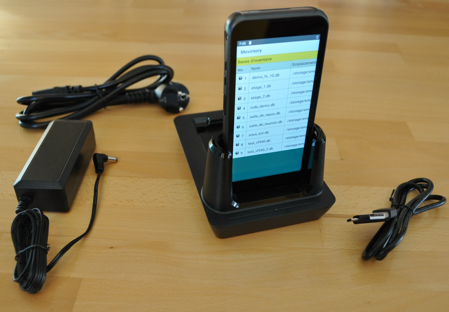 Terminal Android Bluebird VF550 et accessoires